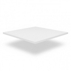 Solo Square  Size 1200x1200 x40 mm. White Frost 